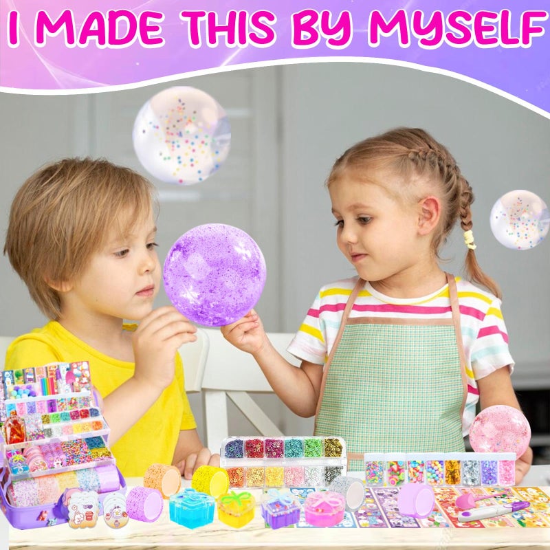 ZiZa Cute Nano Tape Bubble Kit for Kids with Box  Nano Tape Squishy Maker Kit  Nano Bubble Tape Kit  Nano Tape Bubbles - Image 4